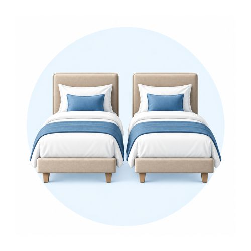 Twin beds